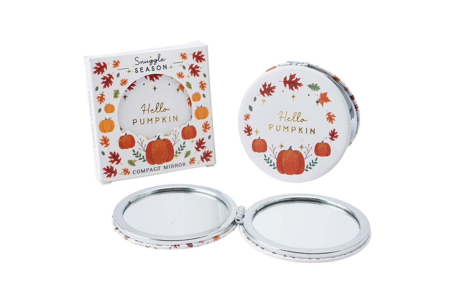 Snuggle Season 'Hello Pumpkin' Compact Mirror