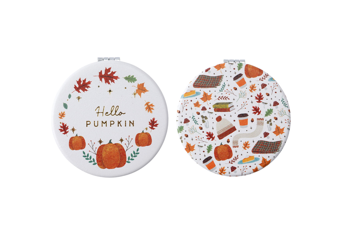 Snuggle Season 'Hello Pumpkin' Compact Mirror