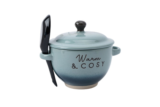 Snuggle Season 'Warm and Cosy' Soup / Porridge Bowl 'Warm & Cosy' | Winter Kitchen Decor | Cosy Home Dining