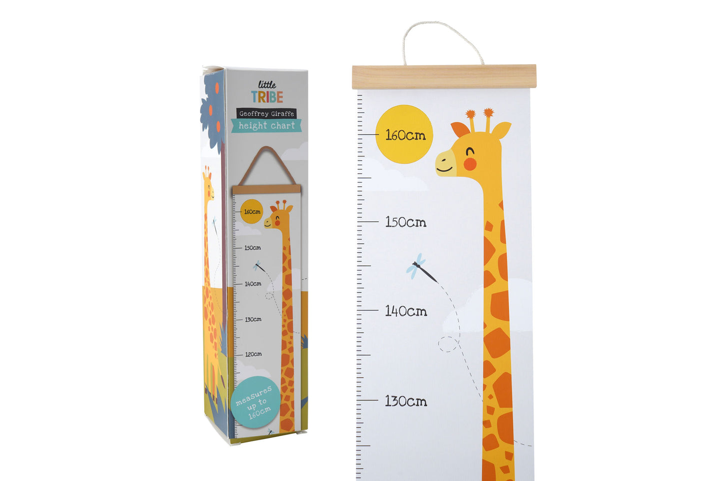 Little Tribe Geoffrey Giraffe Height Chart