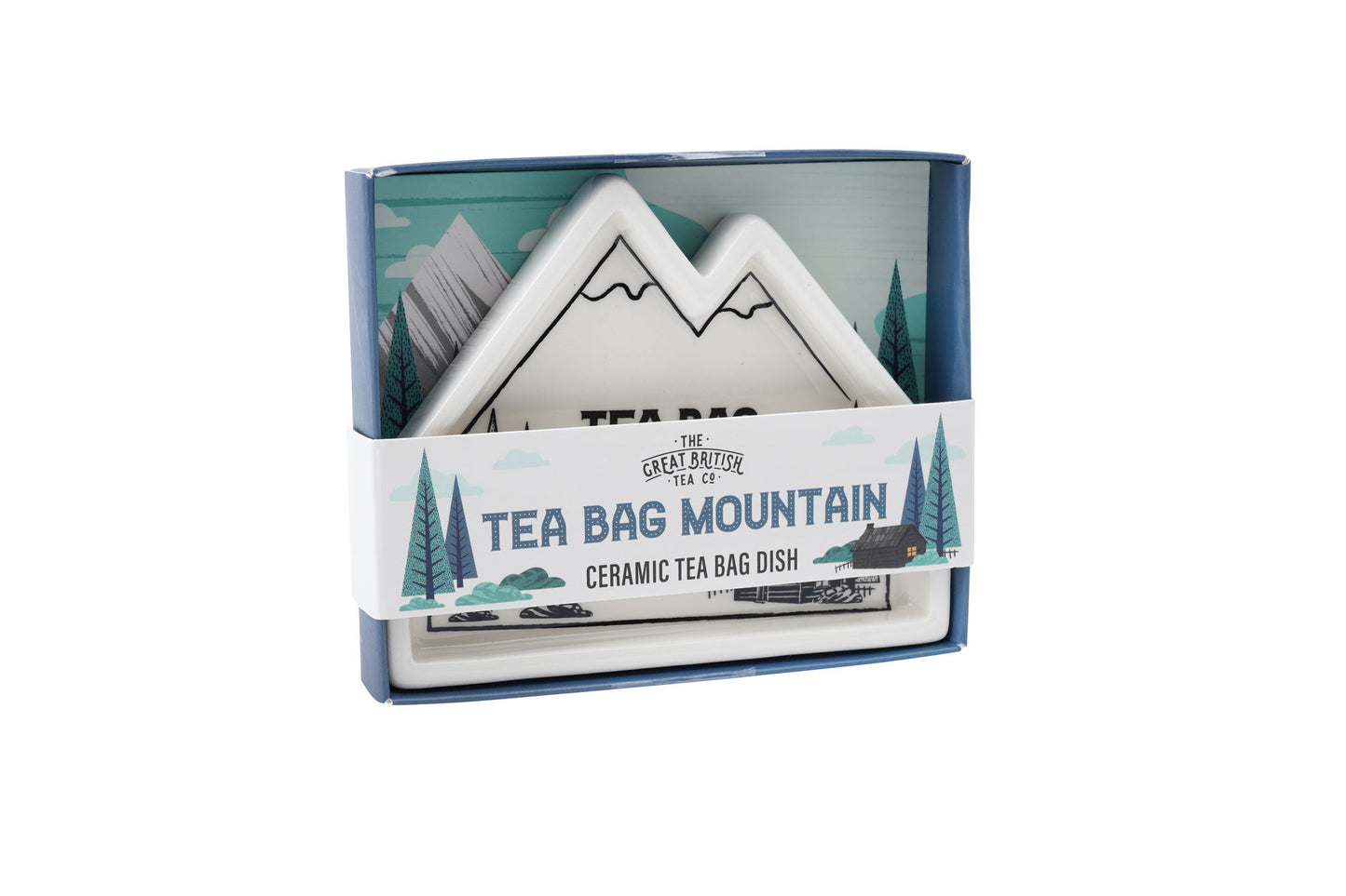 Great British Tea Co. 'Tea Bag Mountain' Dish