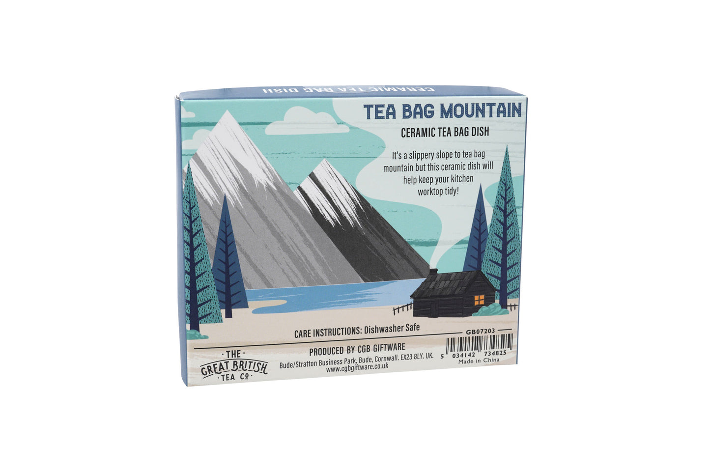 Great British Tea Co. 'Tea Bag Mountain' Dish