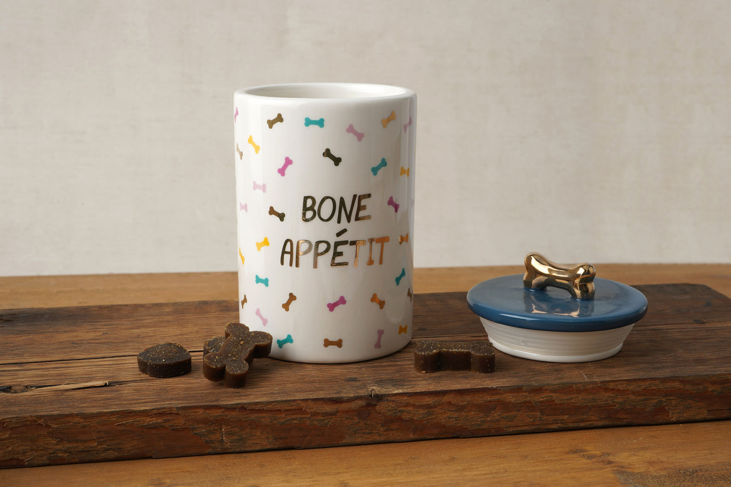 Top Dog 'Bone Appetit' Ceramic Treat Jar