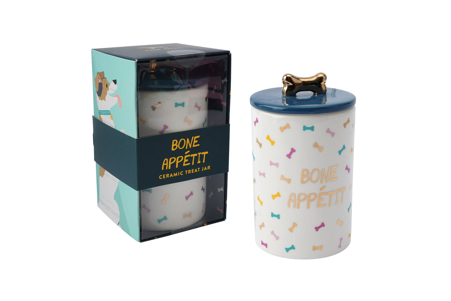 Top Dog 'Bone Appetit' Ceramic Treat Jar