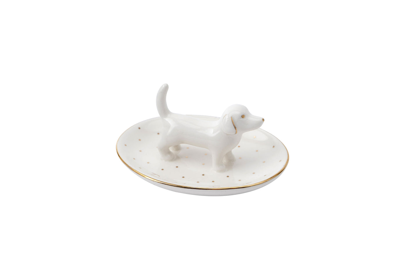 Top Dog 'Teenie Weenie...' Dachshund Ring Dish