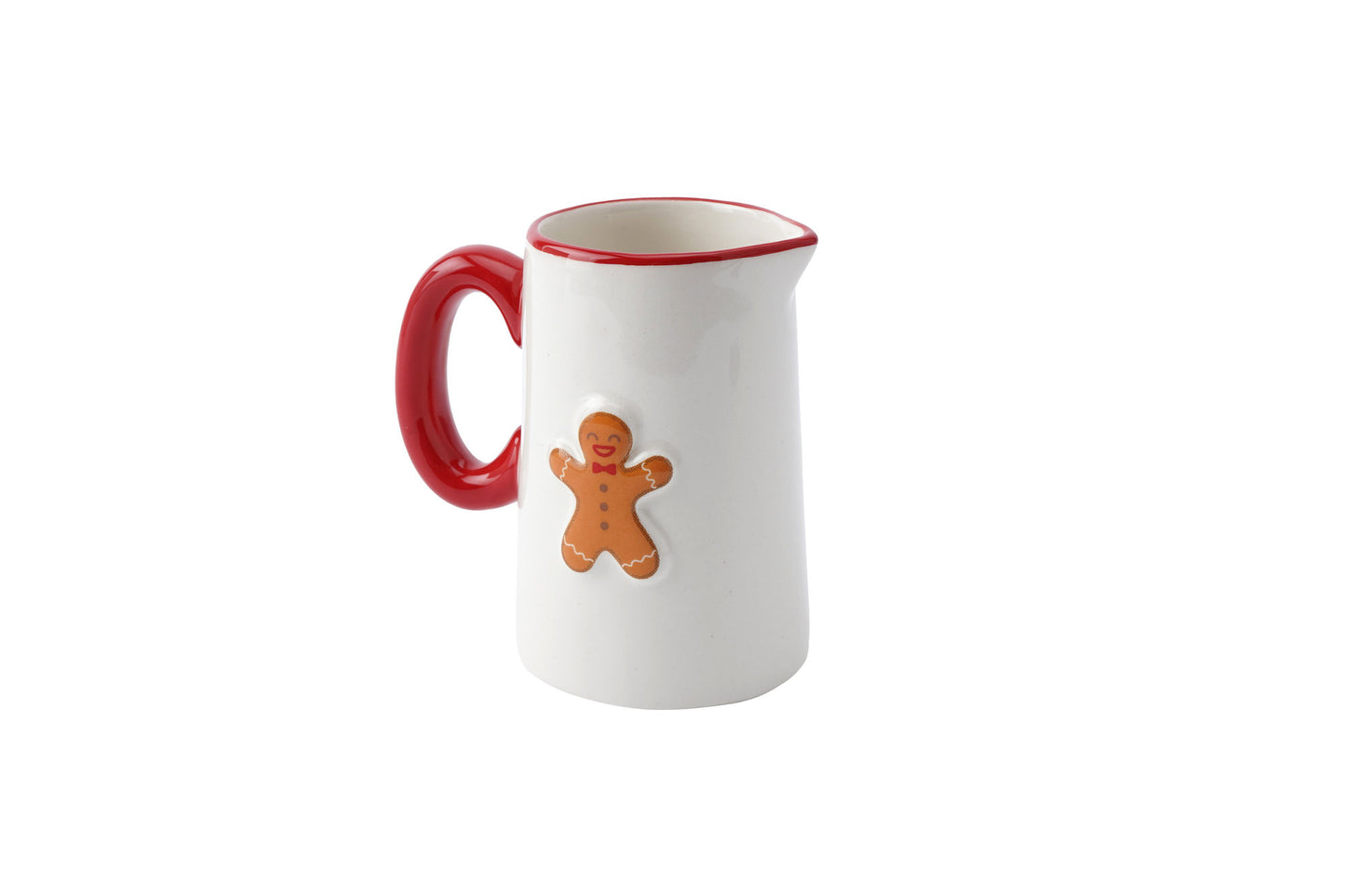 Christmas Gingerbread Man Milk Jug