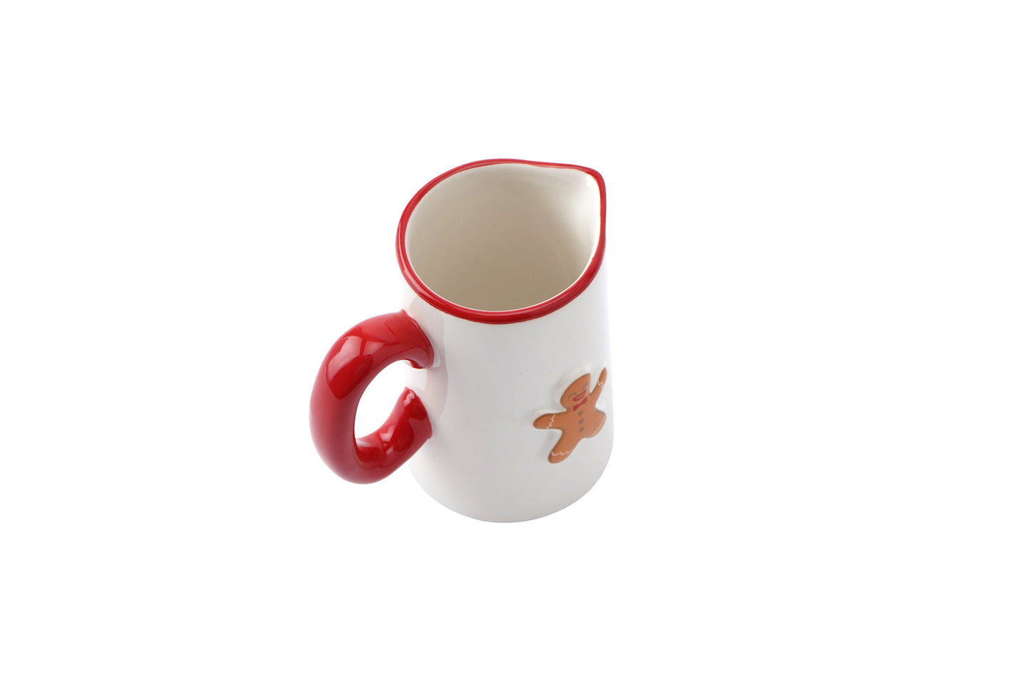 Christmas Gingerbread Man Milk Jug