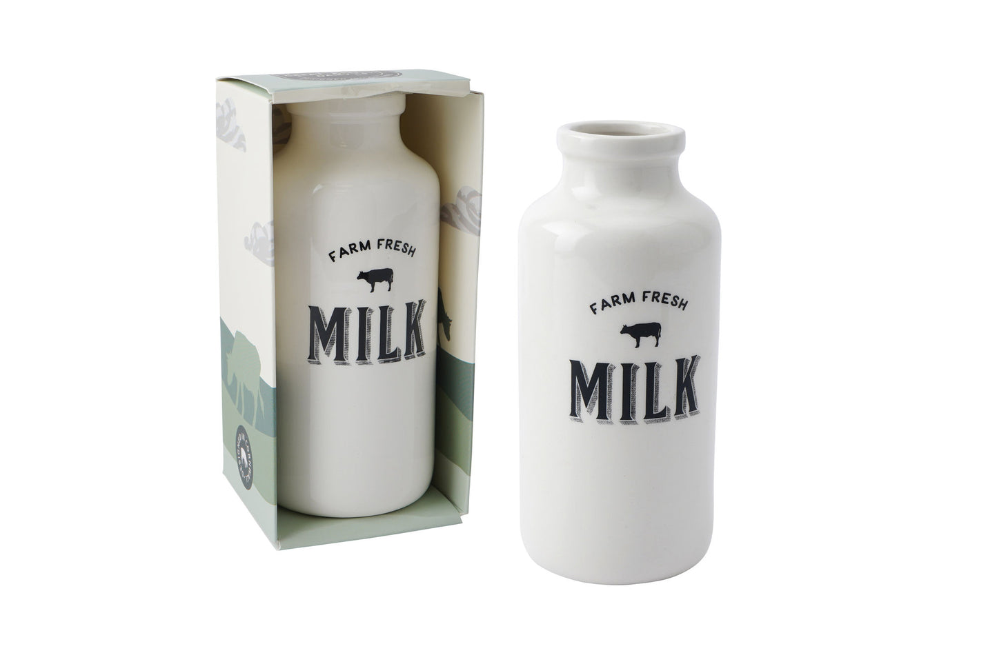 Loft 'Farm Fresh' Ceramic Milk Bottle