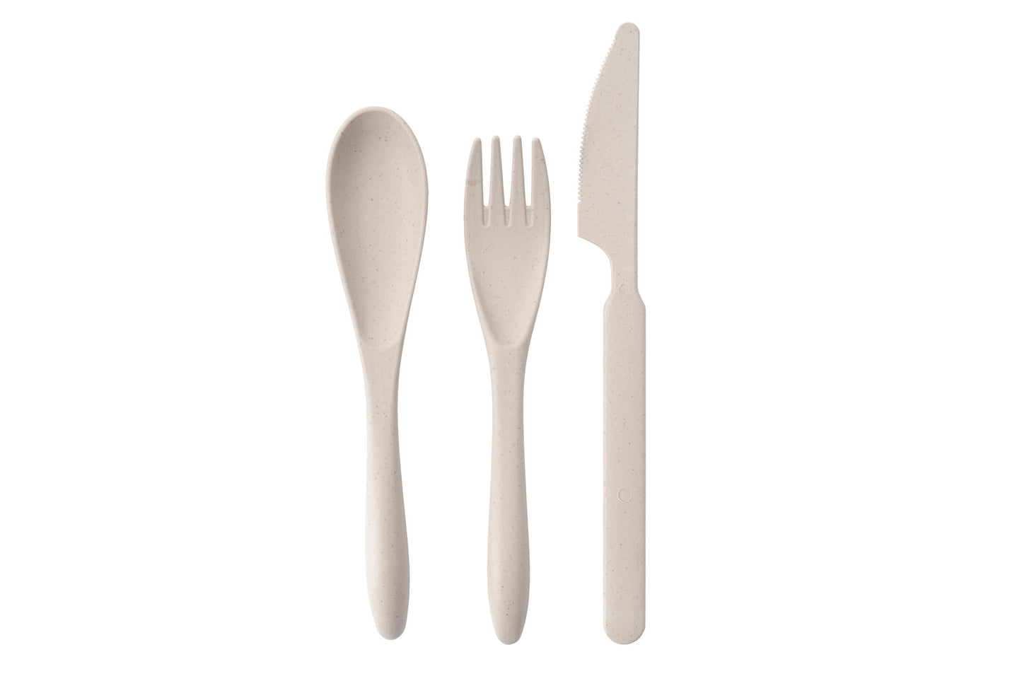 Loft Cream Wheat Travel Cutlery Set