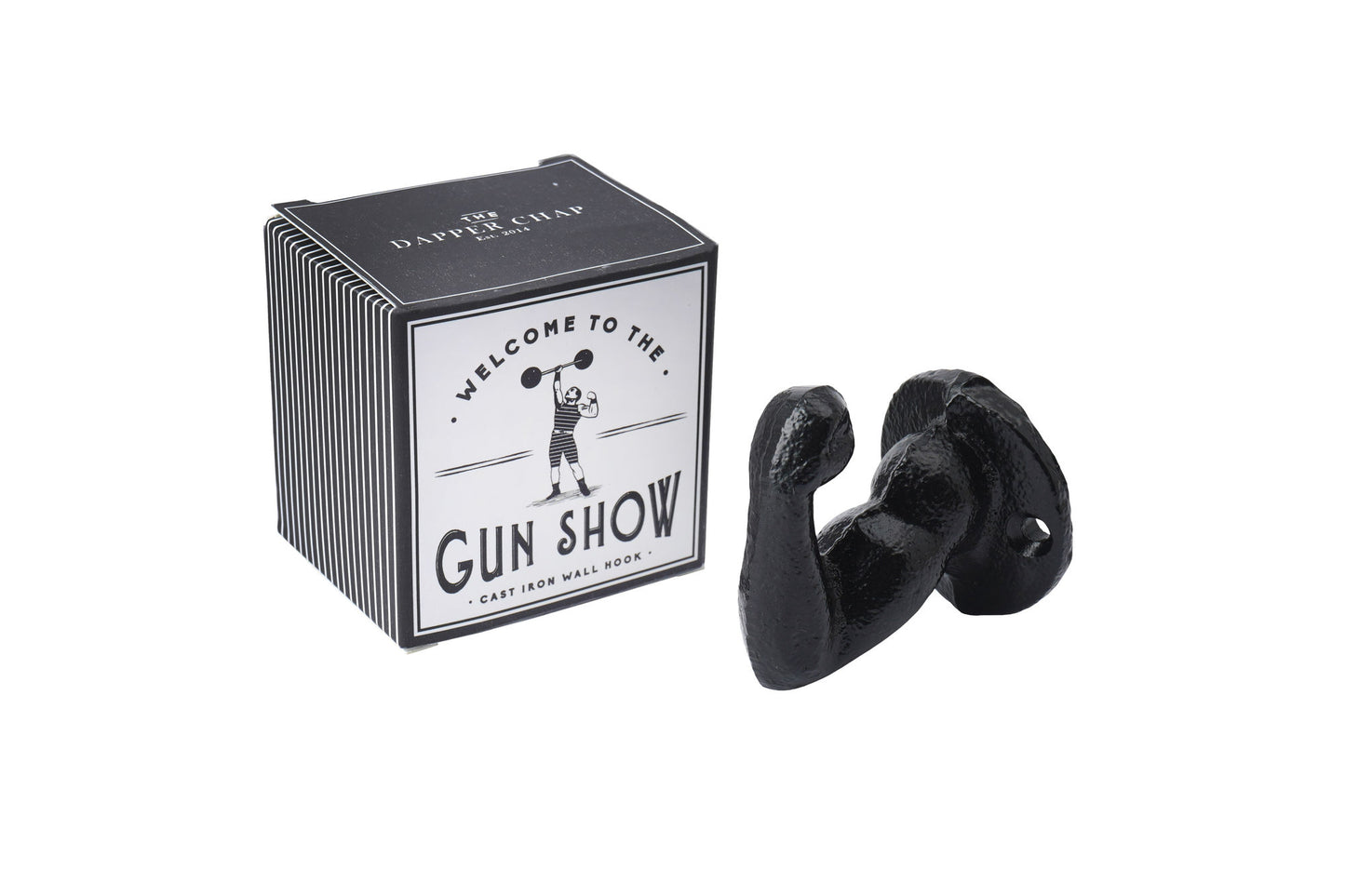 Dapper Chap 'Gun Show' Bicep Iron Wall Hook