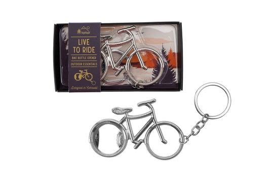 Wild & Free 'Live To..' Bike Bottle Opener Keyring