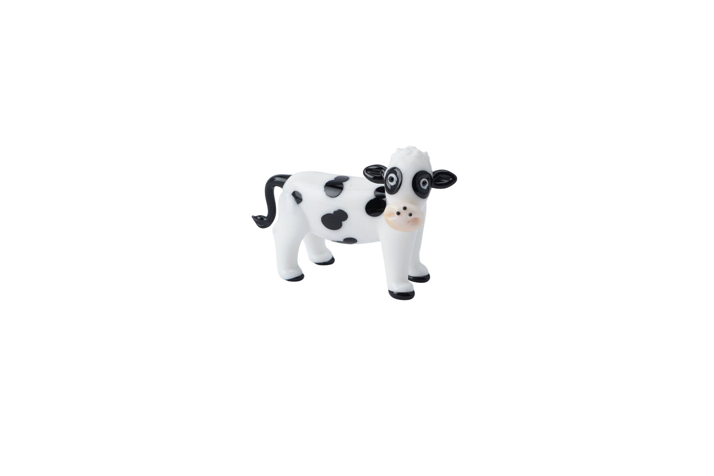 Artisan Glass Cow