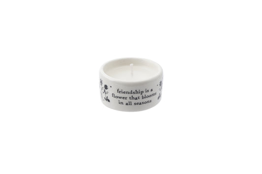 Send With Love 'Friendship Is...' Ceramic Tealight