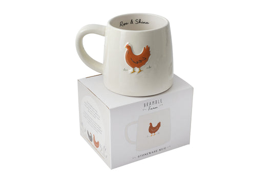 Bramble Farm Chicken Stoneware Mug