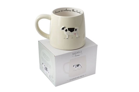 Bramble Farm Cow Stoneware Mug