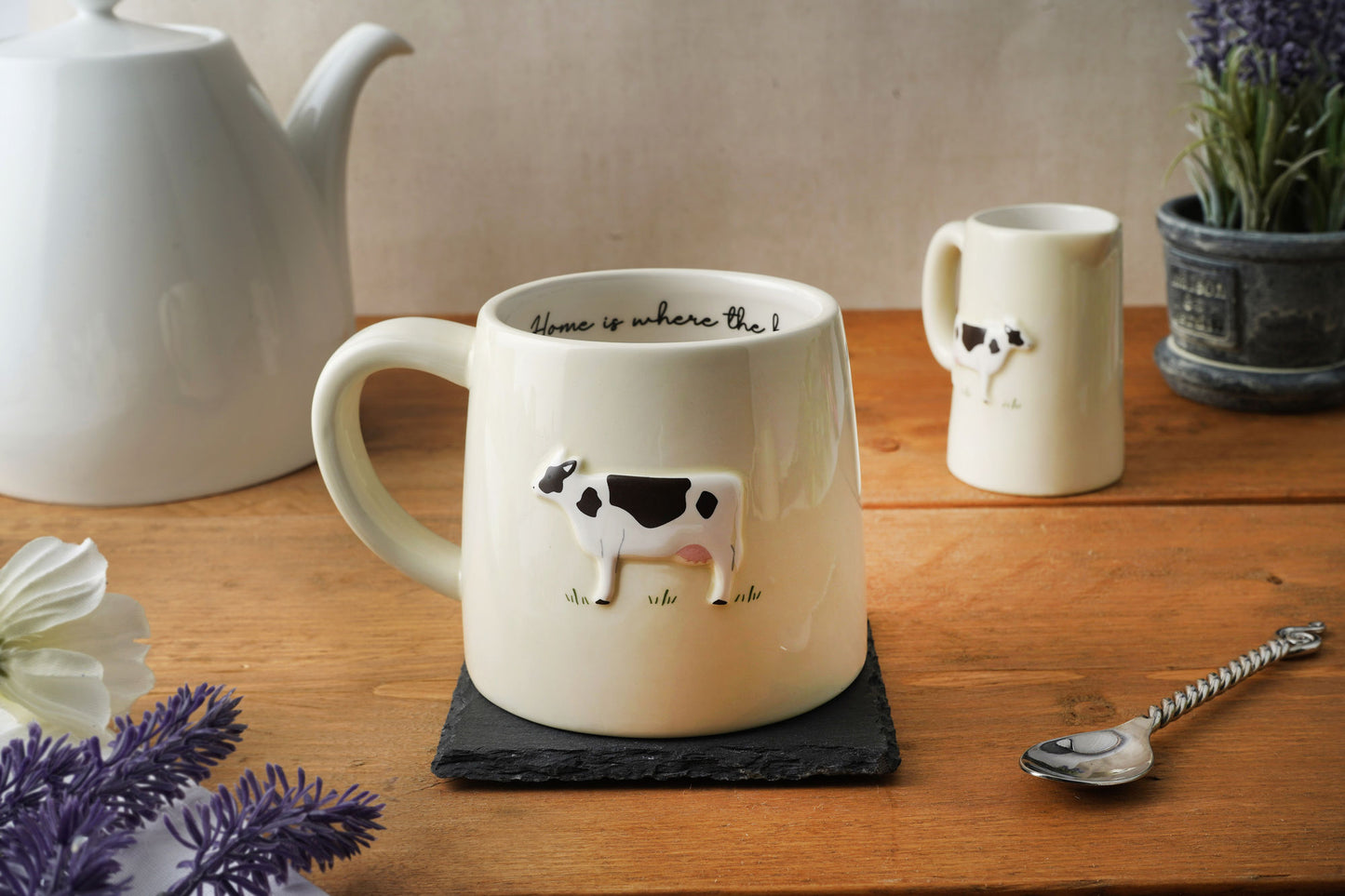 Bramble Farm Cow Stoneware Mug