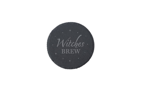 'Witches Brew' Round Slate Coaster