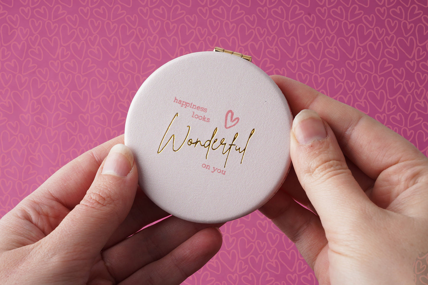 Just Smile 'Happiness Looks...' Compact Mirror