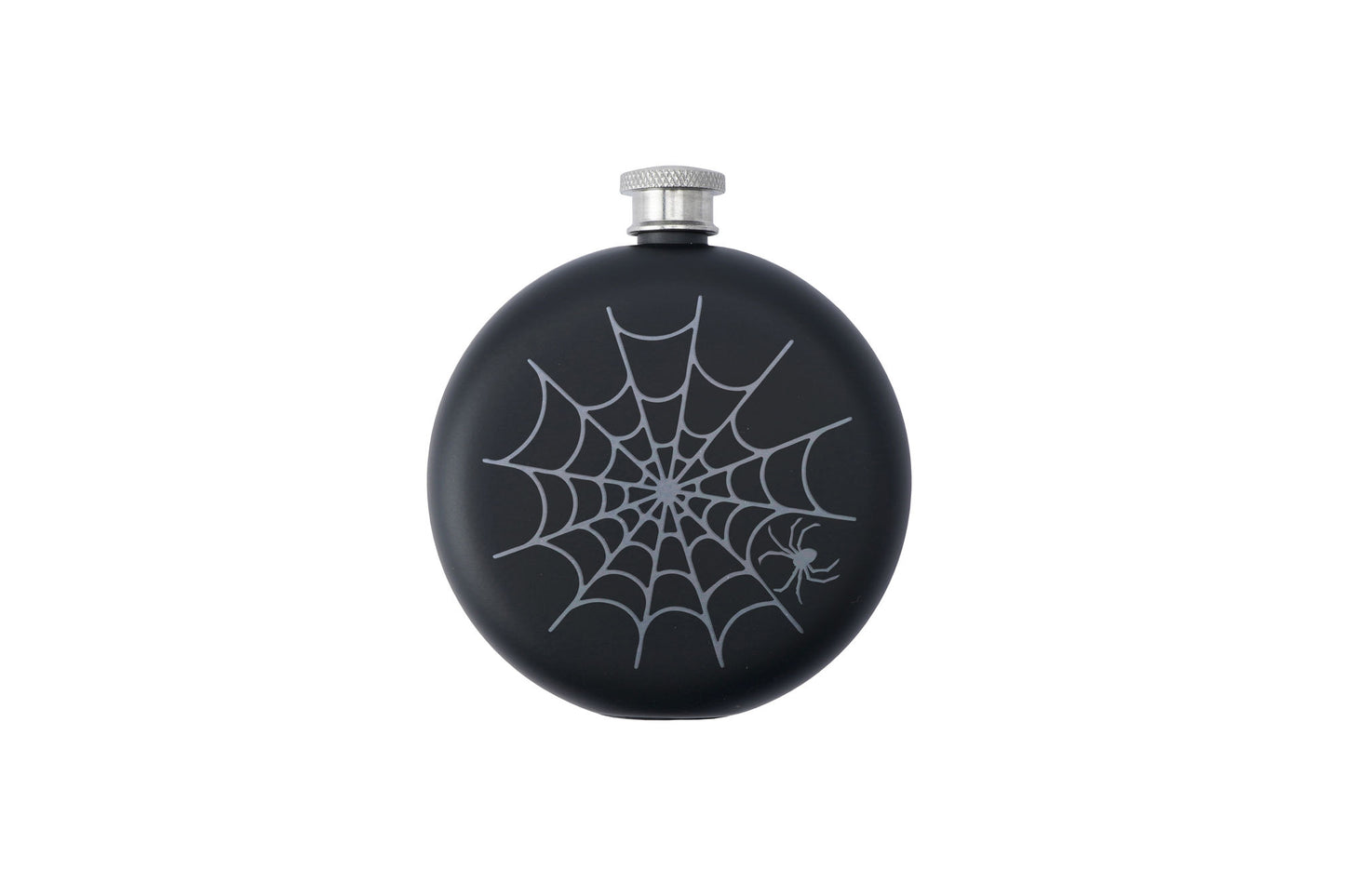 Halloween Cobweb Hip Flask