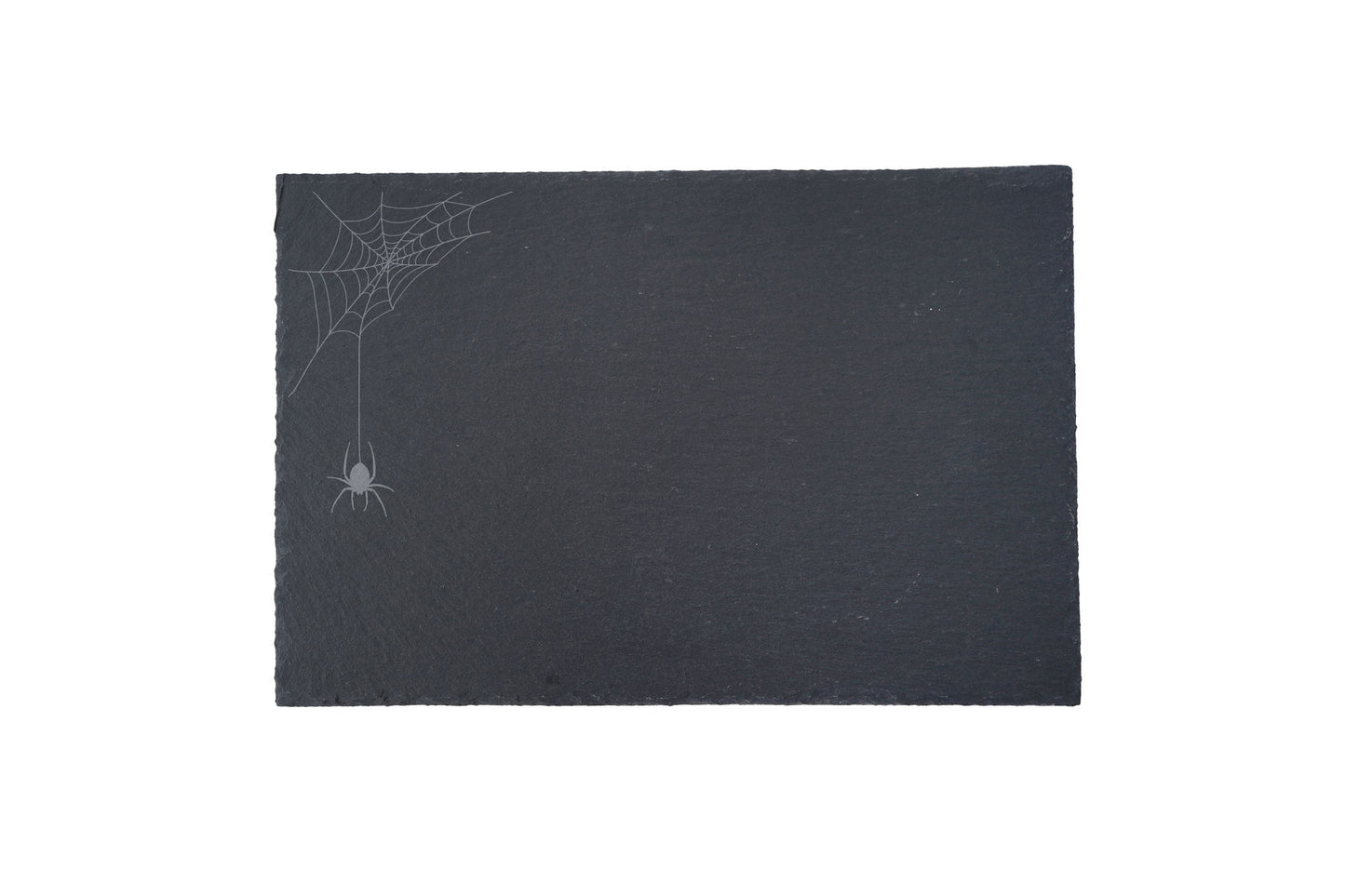 Halloween Cobweb Slate Serving Board