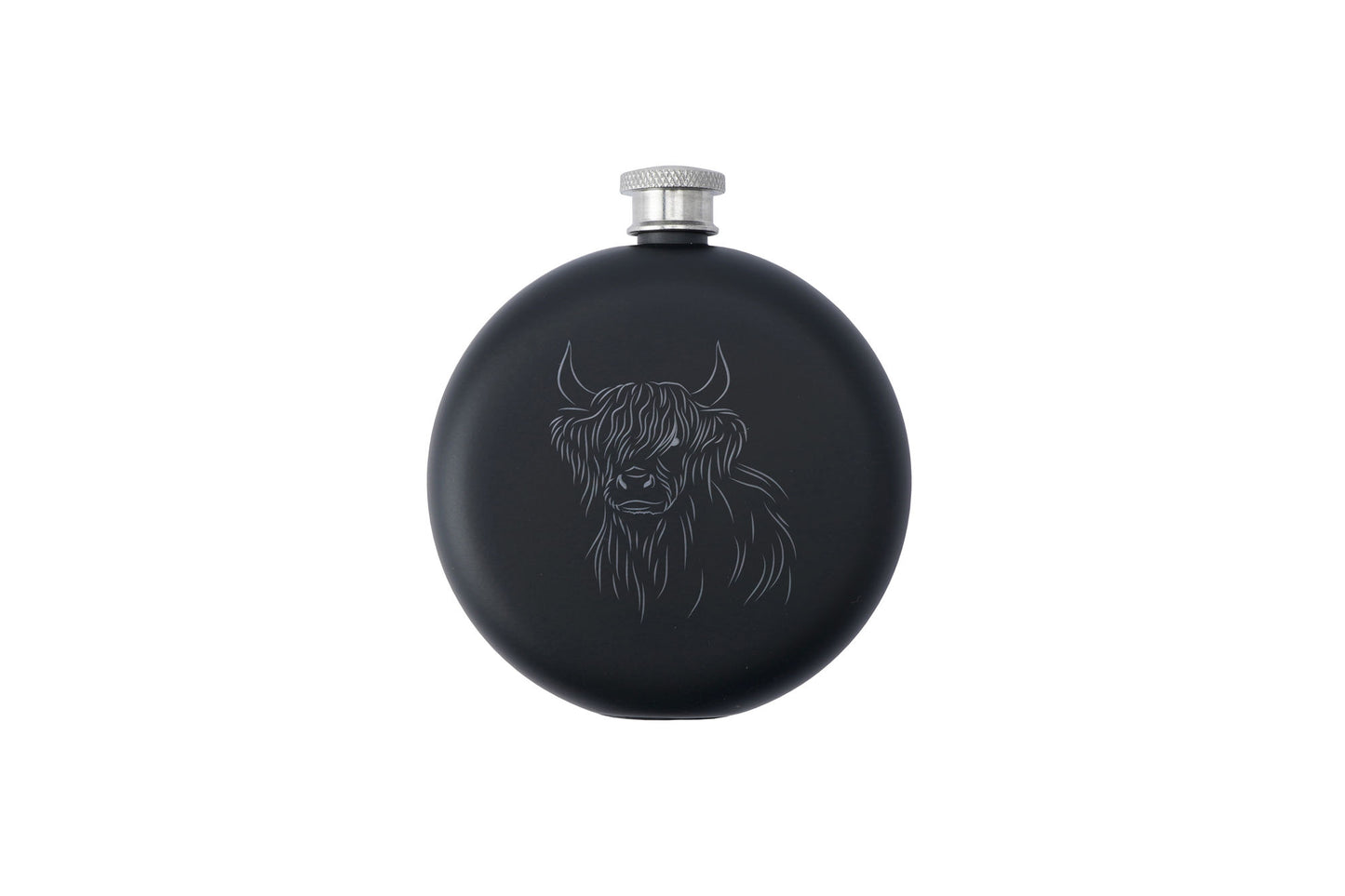 The Highlands Highland Cow Hip Flask