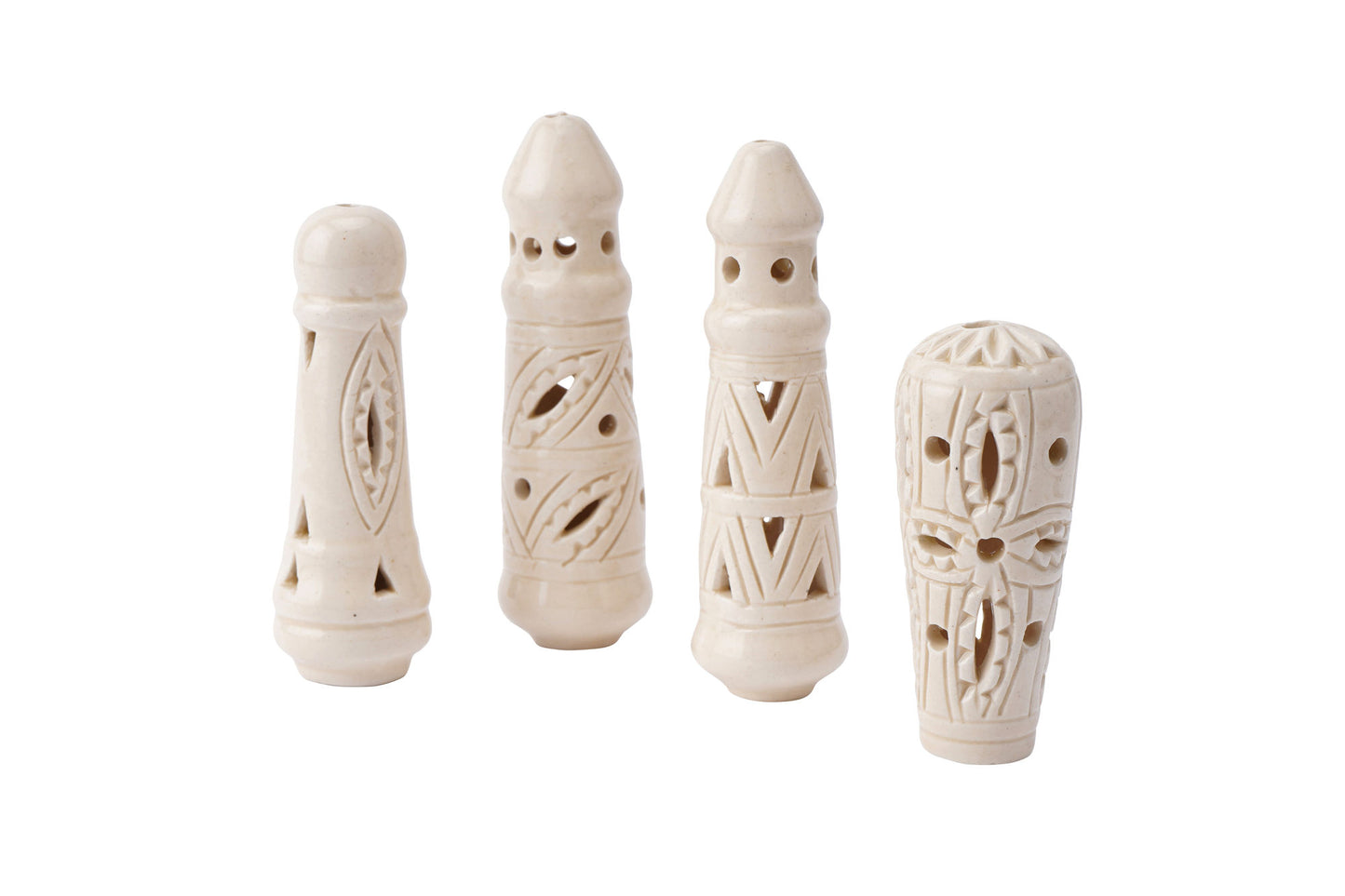 1 x Cream Ceramic Light Pull | Cord Pull for Bathroom Lighing, blinds, Curtains, Ceiling Fan | 1 Design Selected at Random
