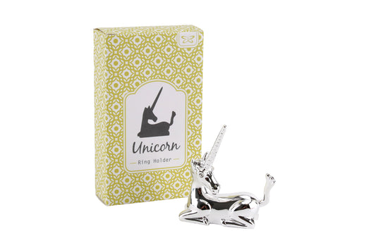 Silver Unicorn Ring Holder