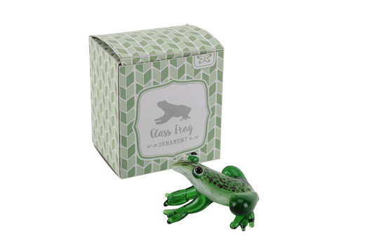 Glass Frog In Gift Box