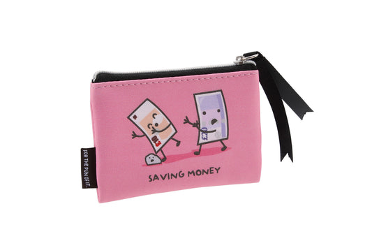 Pink Zip Coin Purse | Handbag Money Card Wallet