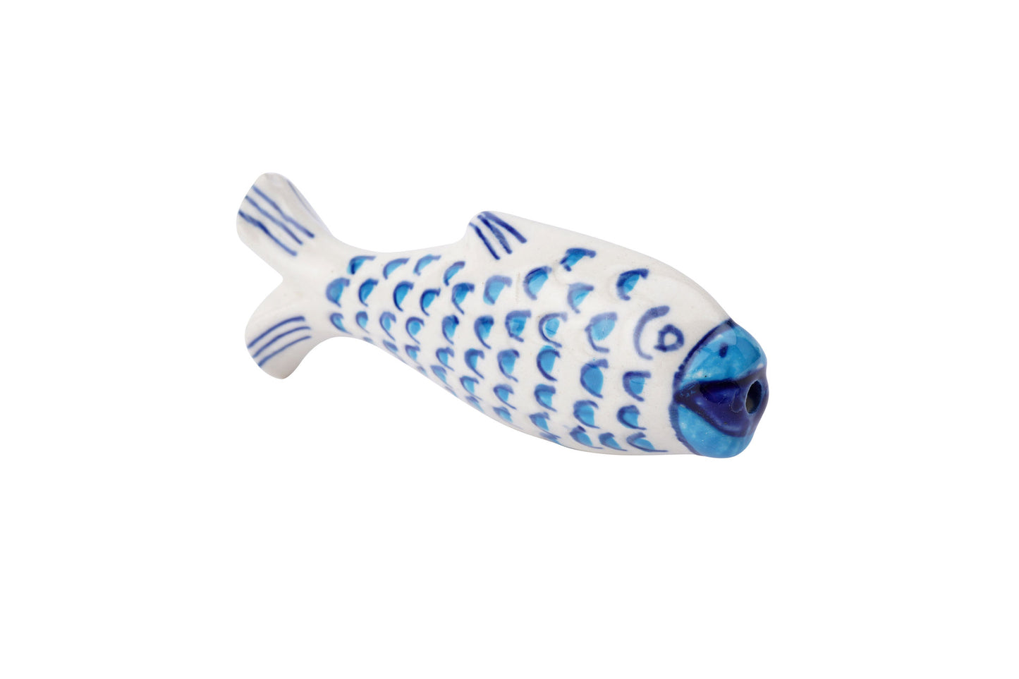 1 x Fish Nautical Ceramic Light Pull | Cord Pull | Bathroom Lighting Blinds Curtains Ceilings Fans | Colour Selected at Random Unless Picked