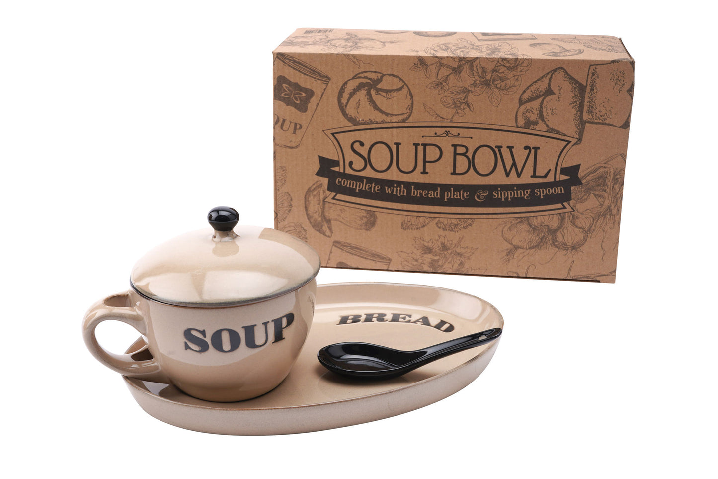 Cream Soup Bowl and Bread Plates