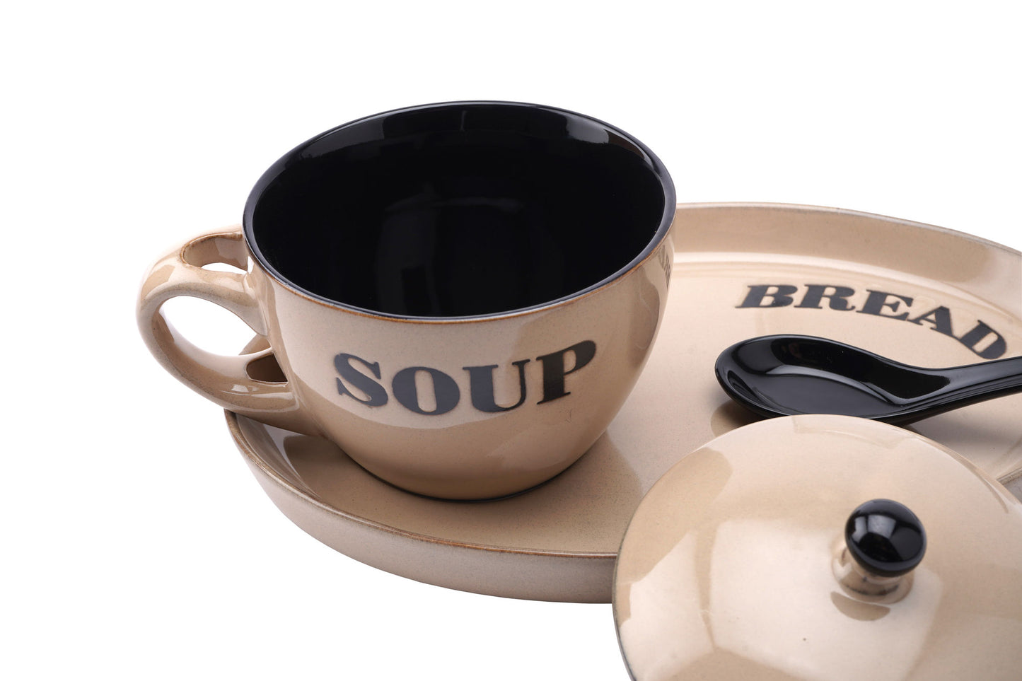 Cream Soup Bowl and Bread Plates